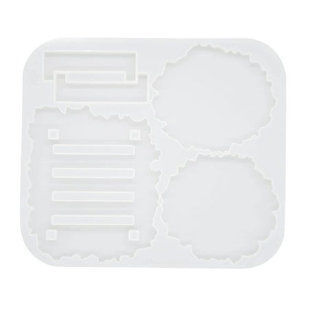 Coaster Resin Molds Irregular Coaster Molds with Silicone Coaster Storage Holder Mold for Cups Mats Coaster Making Tools
Coaster Resin Molds Irregular Coaster Molds with Silicone Coaster Storage Holder Mold for Cups Mats Coaster Making Tools