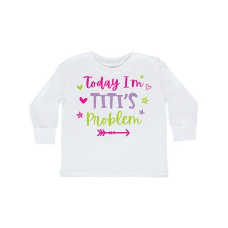 Inktastic Child Funny Today Im Titis Problem Gift Toddler Toddler Girl Long Sleeve T-Shirt
Inktastic Child Funny Today Im Titis Problem Gift Toddler Toddler Girl Long Sleeve T-Shirt