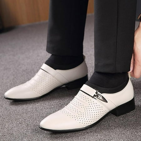 Alueeu Men s leather shoes Men s Business Dress Pointed Leather Shoes Casual Breathable Sandals Lazy Shoes
Alueeu Men s leather shoes Men s Business Dress Pointed Leather Shoes Casual Breathable Sandals Lazy Shoes
