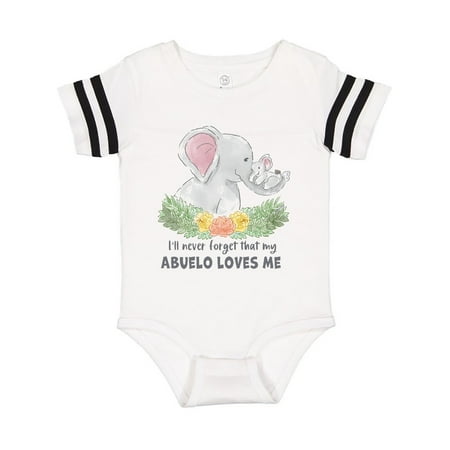Inktastic I ll Never Forget That my Abuelo Loves Me Cute Elephants Gift Baby Boy or Baby Girl Bodysuit
Inktastic I ll Never Forget That my Abuelo Loves Me Cute Elephants Gift Baby Boy or Baby Girl Bodysuit