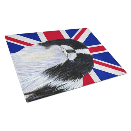 Caroline s Treasures Japanese Chin with English Union Jack British Flag Glass Cutting Board Large Size
Caroline s Treasures Japanese Chin with English Union Jack British Flag Glass Cutting Board Large Size