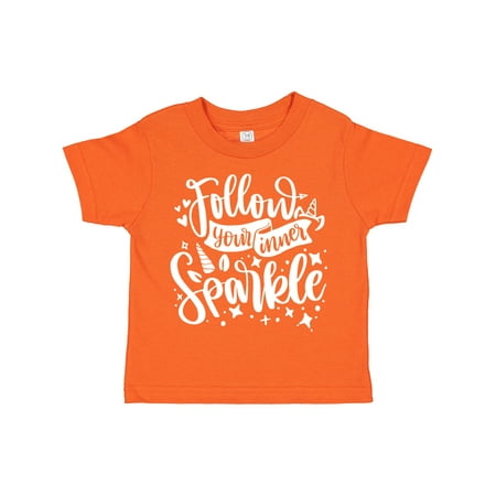 Inktastic Follow Your Inner Sparkle Gift Toddler Boy or Toddler Girl T-Shirt