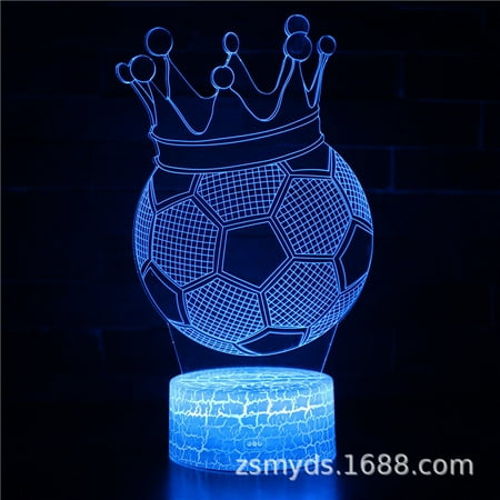 TIMPCV Kids Night Lights 3D Football Birthday Christmas Valentine s Day Gifts for Sports Fans Boys Girls white base: touch + timing(MY-410)
TIMPCV Kids Night Lights 3D Football Birthday Christmas Valentine s Day Gifts for Sports Fans Boys Girls white base: touch + timing(MY-410)