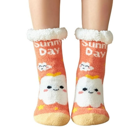 Famure Women Slipper Socks Cute Cartoon Animals Thermal Socks Winter Fuzzy Thick Fleece Lining Socks for Girl Women Christmas Gift
Famure Women Slipper Socks Cute Cartoon Animals Thermal Socks Winter Fuzzy Thick Fleece Lining Socks for Girl Women Christmas Gift