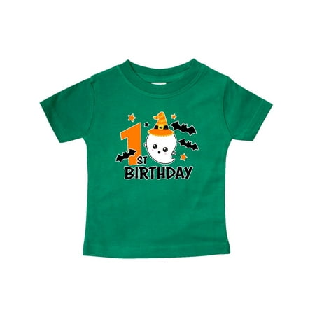 Inktastic 1st Birthday with Ghost and Bats Halloween Gift Baby Boy or Baby Girl T-Shirt
Inktastic 1st Birthday with Ghost and Bats Halloween Gift Baby Boy or Baby Girl T-Shirt