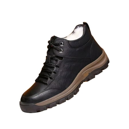 Avamo Mens Hiking Boot Lace Up Work Boots Plush Lined Ankle Booties Outdoor Winter Shoes Walking Rubber Sole Waterproof Safety Shoe Black 6
Avamo Mens Hiking Boot Lace Up Work Boots Plush Lined Ankle Booties Outdoor Winter Shoes Walking Rubber Sole Waterproof Safety Shoe Black 6