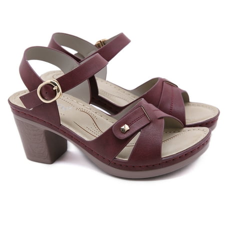 Women‘s Faux Leather Ankle Straps Open Toe Sandals Casual Metal Buckle Chunky Heeled Sandals Women‘s Footwear
Women‘s Faux Leather Ankle Straps Open Toe Sandals Casual Metal Buckle Chunky Heeled Sandals Women‘s Footwear