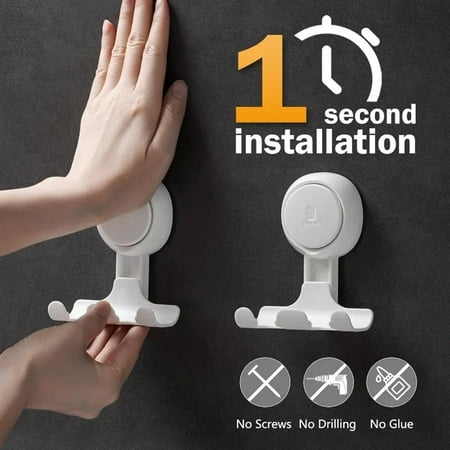 Suction Cup Hooks Powerful Vacuum Hooks Removable and Reusable Shaver Hooks
Suction Cup Hooks Powerful Vacuum Hooks Removable and Reusable Shaver Hooks