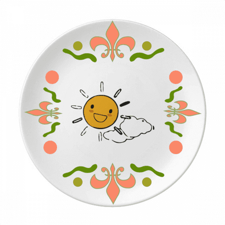 Weather Sun Cloud Illustration Pattern Flower Ceramics Plate Tableware Dinner Dish
Weather Sun Cloud Illustration Pattern Flower Ceramics Plate Tableware Dinner Dish
