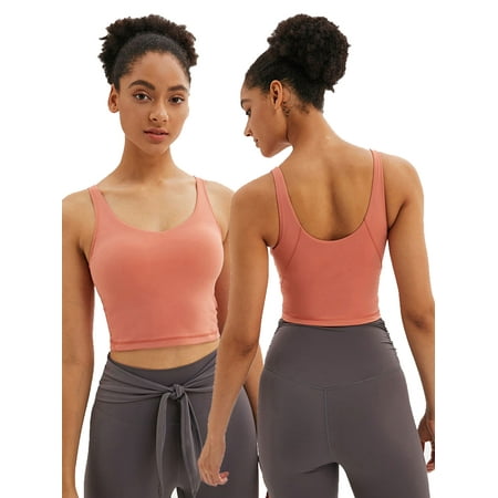 Womens Padded Sport Bras Sling Tube Top Camisole Medium Support Yoga Sports Bra Fitness Workout Running Camisole Crop Top with Built in Bra
Womens Padded Sport Bras Sling Tube Top Camisole Medium Support Yoga Sports Bra Fitness Workout Running Camisole Crop Top with Built in Bra