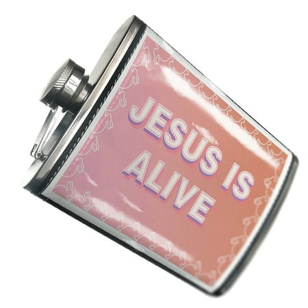 NEONBLOND Flask Jesus is Alive Bunny Border