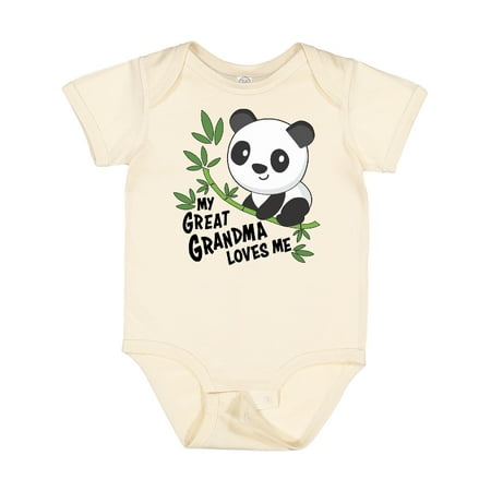 Inktastic My Great Grandma Loves Me- Cute Panda Gift Baby Boy or Baby Girl Bodysuit
Inktastic My Great Grandma Loves Me- Cute Panda Gift Baby Boy or Baby Girl Bodysuit
