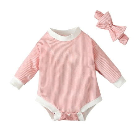 QYZEU 7 Month Old Baby Girl 18M Dress Kids Girls Outfits Girls Long Sleeves Soild Jumpsuit Romper Hairband Set Outfit Cute Clothes
QYZEU 7 Month Old Baby Girl 18M Dress Kids Girls Outfits Girls Long Sleeves Soild Jumpsuit Romper Hairband Set Outfit Cute Clothes