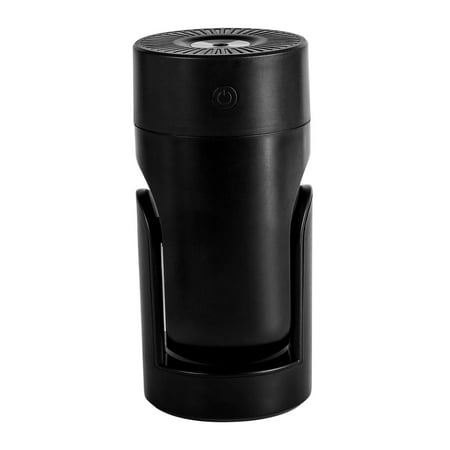 Mini Air Humidifier Diffuser LED Lamp Adjustable Personal Black