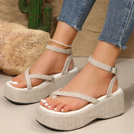 ZHELIYO Women s sandals Ladies Casual Side Hollow Belt Buckle Thick Bottom Roman Shoes Summer Fashion Ladies Sandals White 8
ZHELIYO Women s sandals Ladies Casual Side Hollow Belt Buckle Thick Bottom Roman Shoes Summer Fashion Ladies Sandals White 8