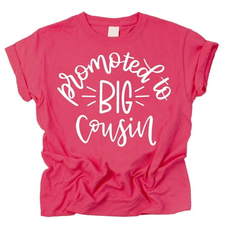 Promoted to Big Cousin T-Shirts for Toddler Girls Fun Family Outfits Vintage Hot Pink Shirt 18 Months
Promoted to Big Cousin T-Shirts for Toddler Girls Fun Family Outfits Vintage Hot Pink Shirt 18 Months