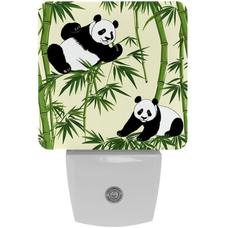 LED Night Lights Plug into Wall 2-Pack 0.5W Plug in Night Light Dusk to Dawn White Bright Nightlight for Bedroom Bathroom Hallway Kitchen Bamboo Panda Animal
LED Night Lights Plug into Wall 2-Pack 0.5W Plug in Night Light Dusk to Dawn White Bright Nightlight for Bedroom Bathroom Hallway Kitchen Bamboo Panda Animal