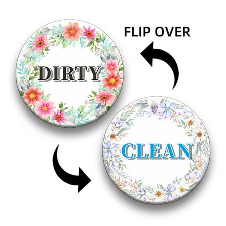 2Pcs Living Clean Dirty Sign Fridge Magnets Home Decor Dishwasher Magnetic Sticker
2Pcs Living Clean Dirty Sign Fridge Magnets Home Decor Dishwasher Magnetic Sticker