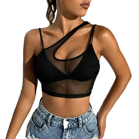 Women Sleeveless Casual Tops See Through Women Mesh Crop Sheer Shirt Short T Lingerie Sleepwear Bralette Chemise Nighty Lingerie
Women Sleeveless Casual Tops See Through Women Mesh Crop Sheer Shirt Short T Lingerie Sleepwear Bralette Chemise Nighty Lingerie
