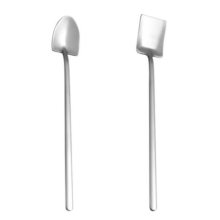2pcs Stainless Steel Ice Cream Spoons Long Handle Stirring Ice Spoon Cocktail Spoons (Flat Head+Pointed Head)
2pcs Stainless Steel Ice Cream Spoons Long Handle Stirring Ice Spoon Cocktail Spoons (Flat Head+Pointed Head)