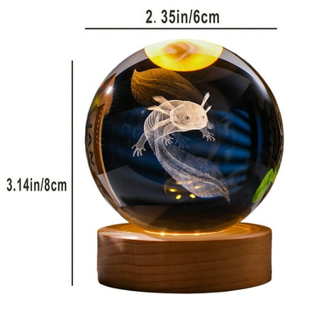 Holiday Savings! Dvkptbk Gifts 3 D Crystal Ball Night Light with Phantom Color LED Wooden Base 2.35 Inch Diameter Glass Ball Lamp USB Phantom Breathing Light Birthday Gift for Kids
Holiday Savings! Dvkptbk Gifts 3 D Crystal Ball Night Light with Phantom Color LED Wooden Base 2.35 Inch Diameter Glass Ball Lamp USB Phantom Breathing Light Birthday Gift for Kids