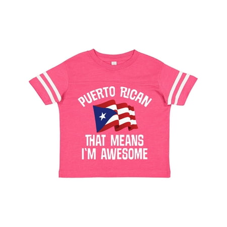 Inktastic Puerto Rican Awesome Gift Toddler Boy or Toddler Girl T-Shirt