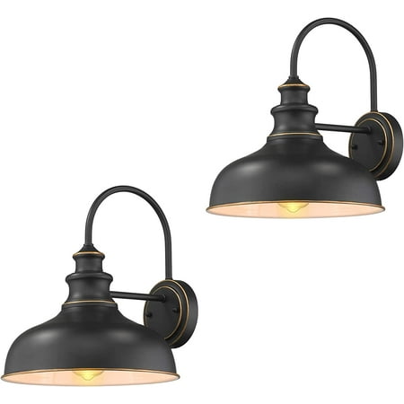 Farmhouse Barn Light Fixture Gooseneck Wall Sconce 2 Pack in Black Finish 02A390-2 ROB
Farmhouse Barn Light Fixture Gooseneck Wall Sconce 2 Pack in Black Finish 02A390-2 ROB