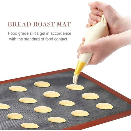 TFCFL Silicone Baking Mat 15.7 x11.8 Non-stick Silicone Baking Mat Sheet Cooking Tray Pan Liner Reusable Square Mat
TFCFL Silicone Baking Mat 15.7 x11.8 Non-stick Silicone Baking Mat Sheet Cooking Tray Pan Liner Reusable Square Mat