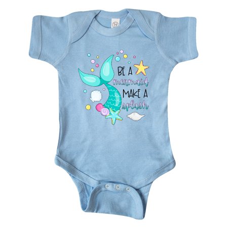 Inktastic Be a Mermaid Make a Splash Blue Mermaid Tail Gift Baby Boy or Baby Girl Bodysuit
Inktastic Be a Mermaid Make a Splash Blue Mermaid Tail Gift Baby Boy or Baby Girl Bodysuit