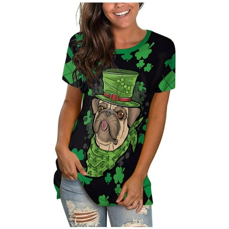 Corset Top Long Sleeve Workout Tops for Women Women s Casual St. Patrick s Day Print Pullover Short Sleeve T-Shirt Tops Shirt Valentines Shirts for Women Savings Clearance White Shirts for Women
Corset Top Long Sleeve Workout Tops for Women Women s Casual St. Patrick s Day Print Pullover Short Sleeve T-Shirt Tops Shirt Valentines Shirts for Women Savings Clearance White Shirts for Women