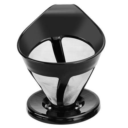 1pc Reusable Manual Hand Drip Coffee Filter Pot Stainless Steel Dripper Filter Basket
1pc Reusable Manual Hand Drip Coffee Filter Pot Stainless Steel Dripper Filter Basket