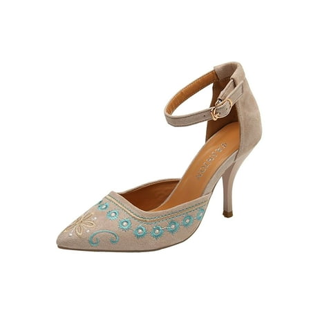 Women S Sandals Summer Ladies Shoes Embroidered Pointed Thin Heels Casual Women S Sandals
Women S Sandals Summer Ladies Shoes Embroidered Pointed Thin Heels Casual Women S Sandals