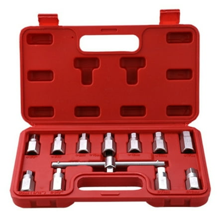 12 Piece Set 4S Auto Repair Oil Pan Oil Drain Screw Socket Wrench 3/8 Oil Pan Screw Wrench Oil Drain Tool
12 Piece Set 4S Auto Repair Oil Pan Oil Drain Screw Socket Wrench 3/8 Oil Pan Screw Wrench Oil Drain Tool