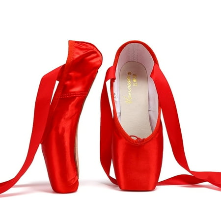 Nexete Professional Vanassa Pointe Shoes Dance Ballet Shoes with Ribbons &Toe Pads For Girls Women
Nexete Professional Vanassa Pointe Shoes Dance Ballet Shoes with Ribbons &Toe Pads For Girls Women