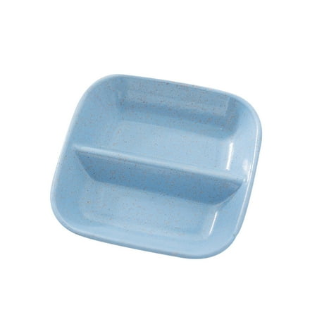 Square Divided Seasoning Dishes Table Sauce Container Kitchen Snack Plate