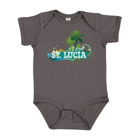 Inktastic St Lucia Vacation Cruise Trip Gift Baby Boy or Baby Girl Bodysuit
