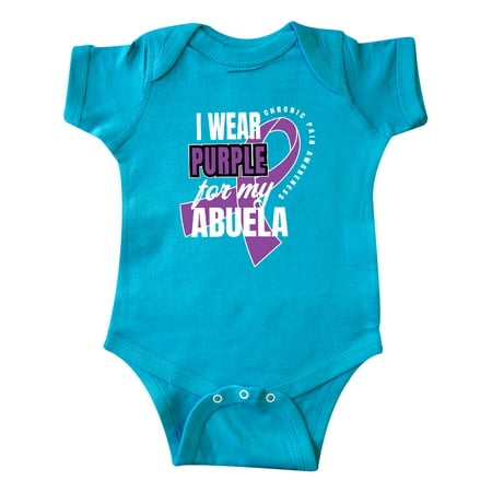 Inktastic Chronic Pain I Wear Purple For My Abuela Gift Baby Boy or Baby Girl Bodysuit
Inktastic Chronic Pain I Wear Purple For My Abuela Gift Baby Boy or Baby Girl Bodysuit