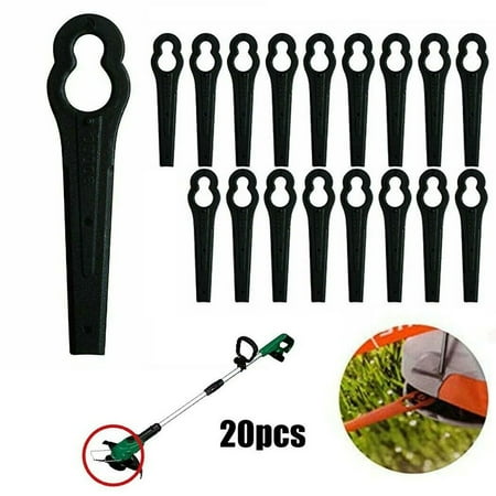 20pcs Plastic Blades For Flymo Sprinter E25 Lawnmower FLY012 Tools Kit Elements