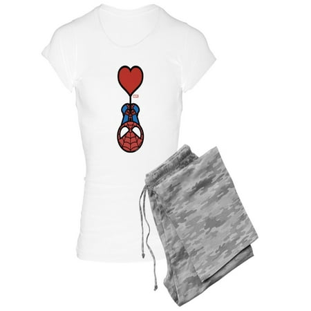 CafePress - Spider Man Heart - Women s Light Pajamas
