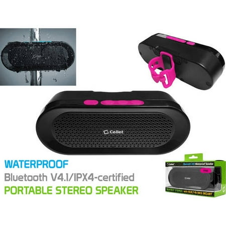 Cellet BeatBot Rechargeable Bluetooth V4.1 Speaker with Built-In Bike Mount, Blue Cellet BeatBot Rechargeable Bluetooth V4.1 Speaker with Built-In Bike Mount, Blue