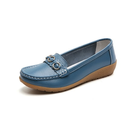 Welliumy Womens Flats Wedge Casual Shoes Hollow Out Loafers Outdoor Walking Shoe Work Non-slip Slip On Light Blue 7.5
Welliumy Womens Flats Wedge Casual Shoes Hollow Out Loafers Outdoor Walking Shoe Work Non-slip Slip On Light Blue 7.5