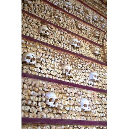 Capela dos Ossos, Faro, Eastern Algarve, Algarve, Portugal, Europe Print Wall Art By Neil Farrin