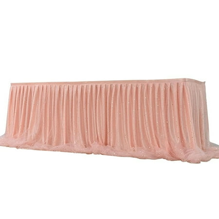 2 Pack Tulle Table Skirt With Lining Fluffy Tutu Table Skirts Table Skirt For Birthday Outdoor Wedding Christmas Halloween Party Decorations-Red Pink A-1x0.75m
2 Pack Tulle Table Skirt With Lining Fluffy Tutu Table Skirts Table Skirt For Birthday Outdoor Wedding Christmas Halloween Party Decorations-Red Pink A-1x0.75m