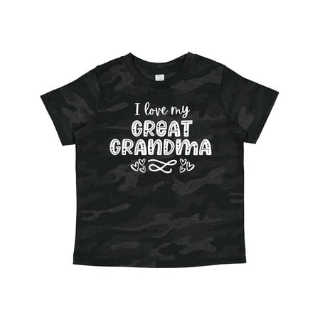Inktastic I Love My Great Grandma with Hearts Gift Toddler Boy or Toddler Girl T-Shirt
Inktastic I Love My Great Grandma with Hearts Gift Toddler Boy or Toddler Girl T-Shirt