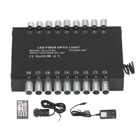LED Fiber Optic Light EU Plug 100-240V Single Head Aluminum APP Remote Control Fiber Optic Star Ceiling Light 9W For Indoor For Festival For KTV
LED Fiber Optic Light EU Plug 100-240V Single Head Aluminum APP Remote Control Fiber Optic Star Ceiling Light 9W For Indoor For Festival For KTV
