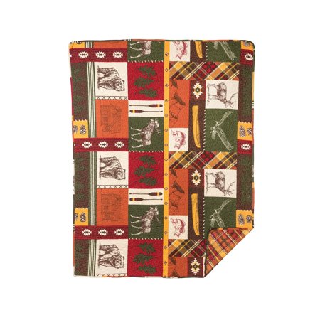 C&F Enterprises Jackson Forest Woven Throw