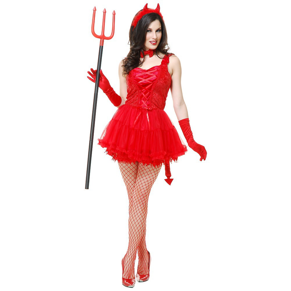 Red Hot Devil Adult Costume Large Walmart