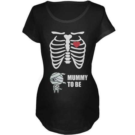 Mummy to Be Skeleton Women s Maternity Costume T-Shirt - Large