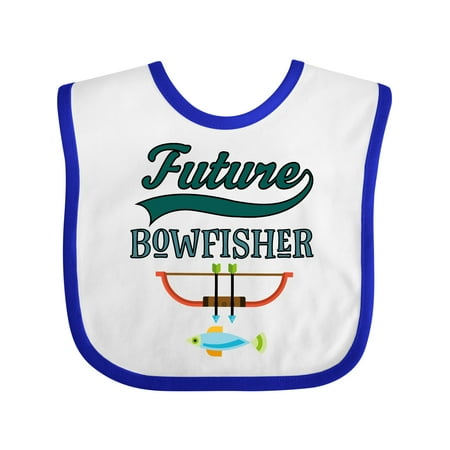 Inktastic Future Bow Fisher Hunting Fishing Gift Baby Boy Bib