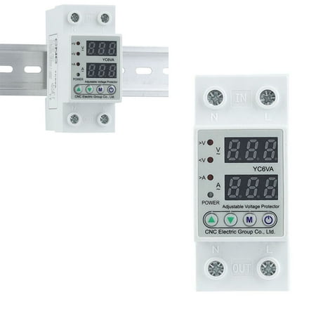 Guide Rail Adjustable Digital Double Display Current Limiting Ac 230V